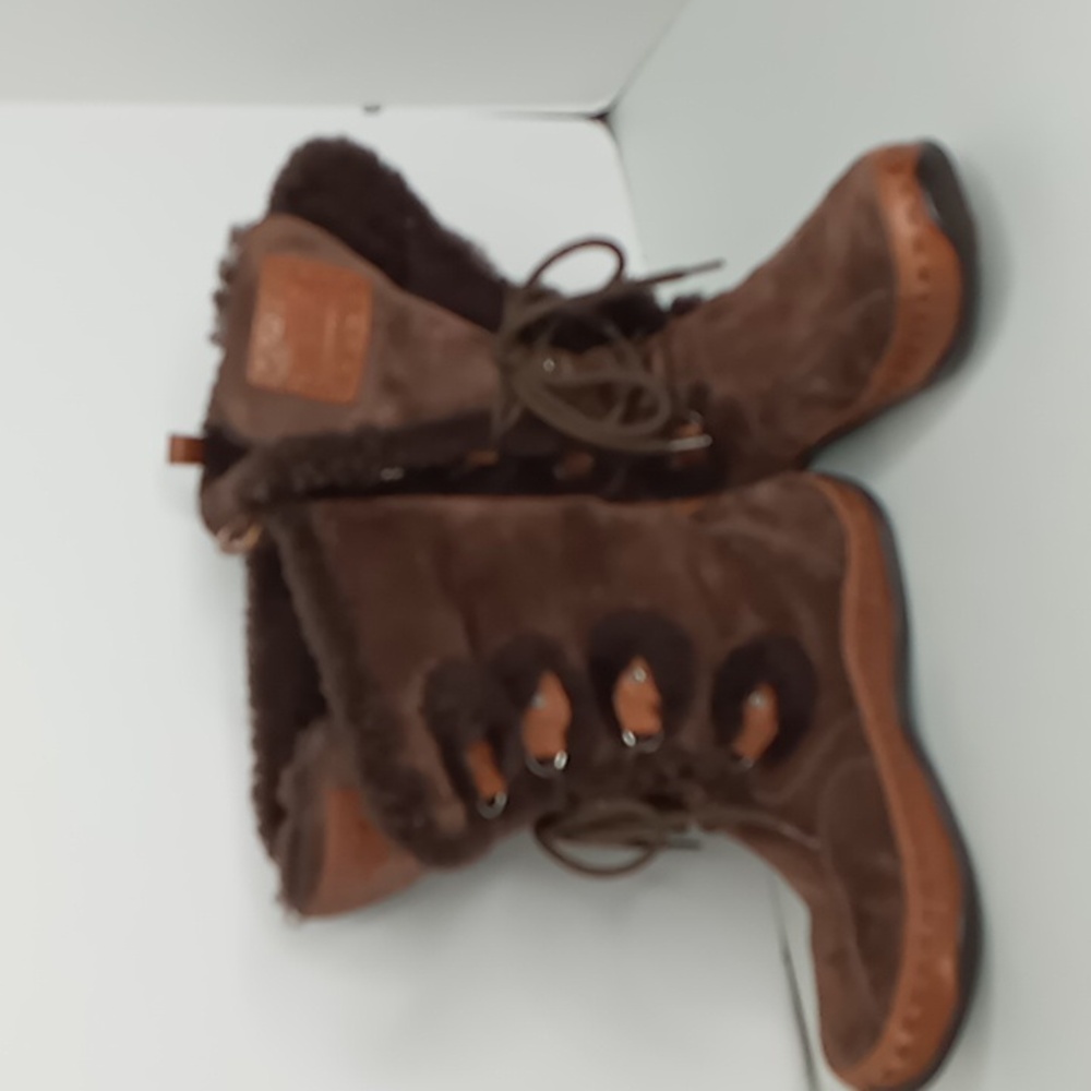 The North Face Women's Brown Waterproof/Insulated Suede Boots - 8.5 - Picture 11 of 12